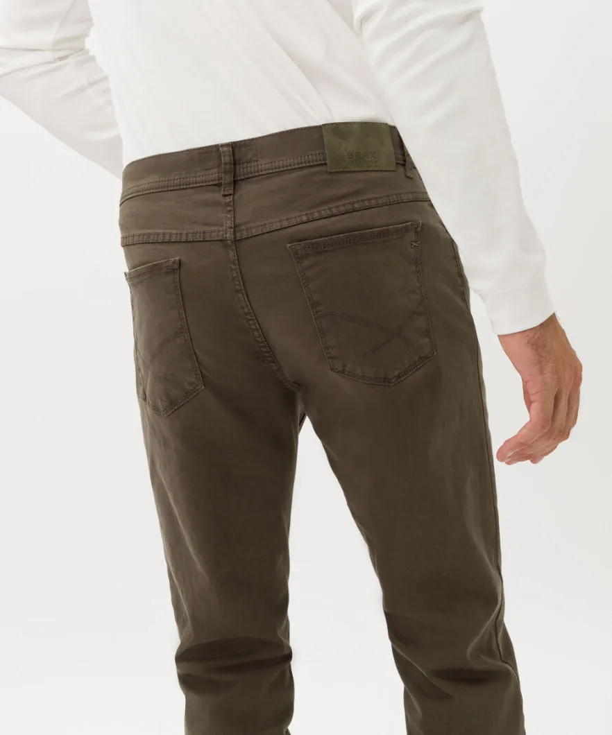 83-3508 BRAX Marathon Cooper Fancy Five Pocket in Deep Pine