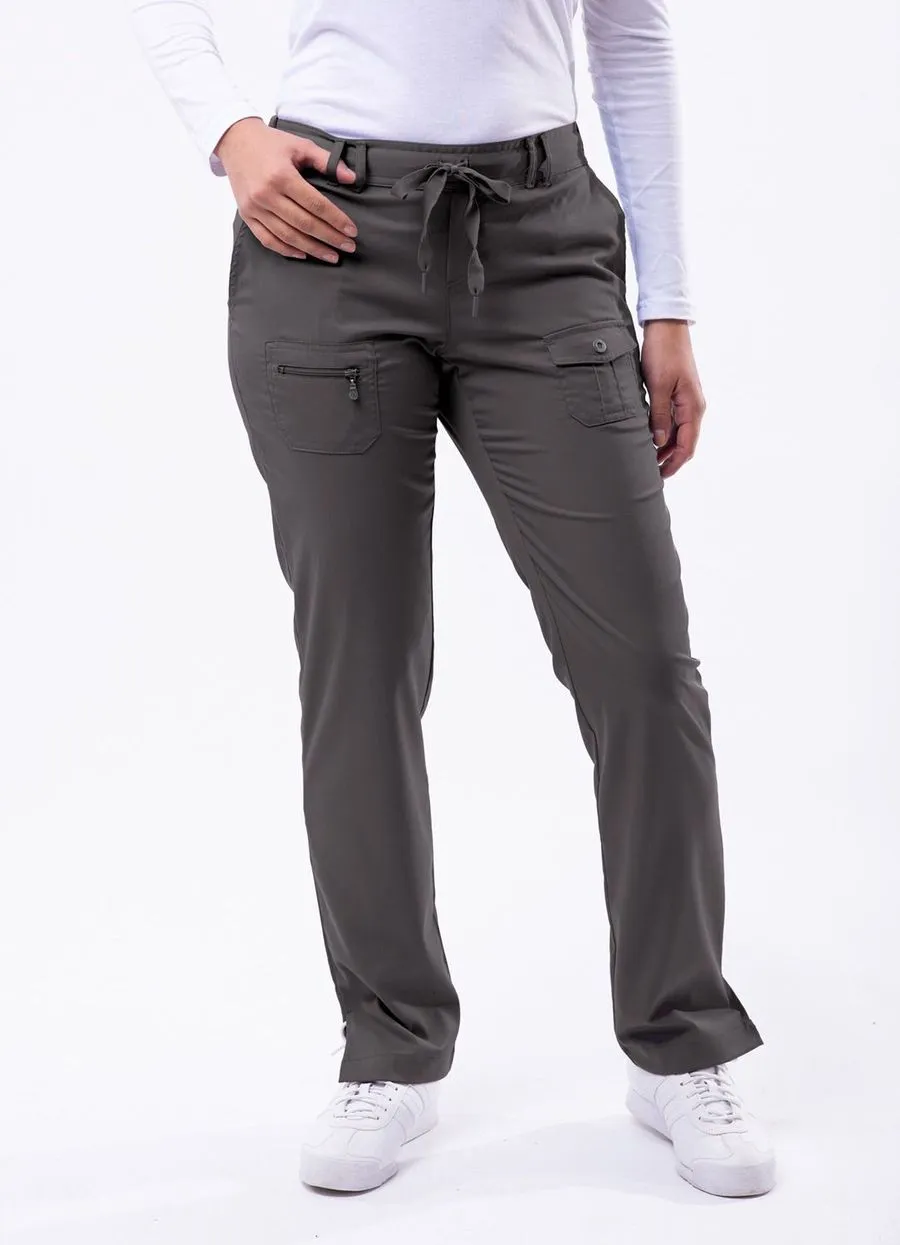 Adar Women's Slim Fit 6 Pocket Pant(Petite)