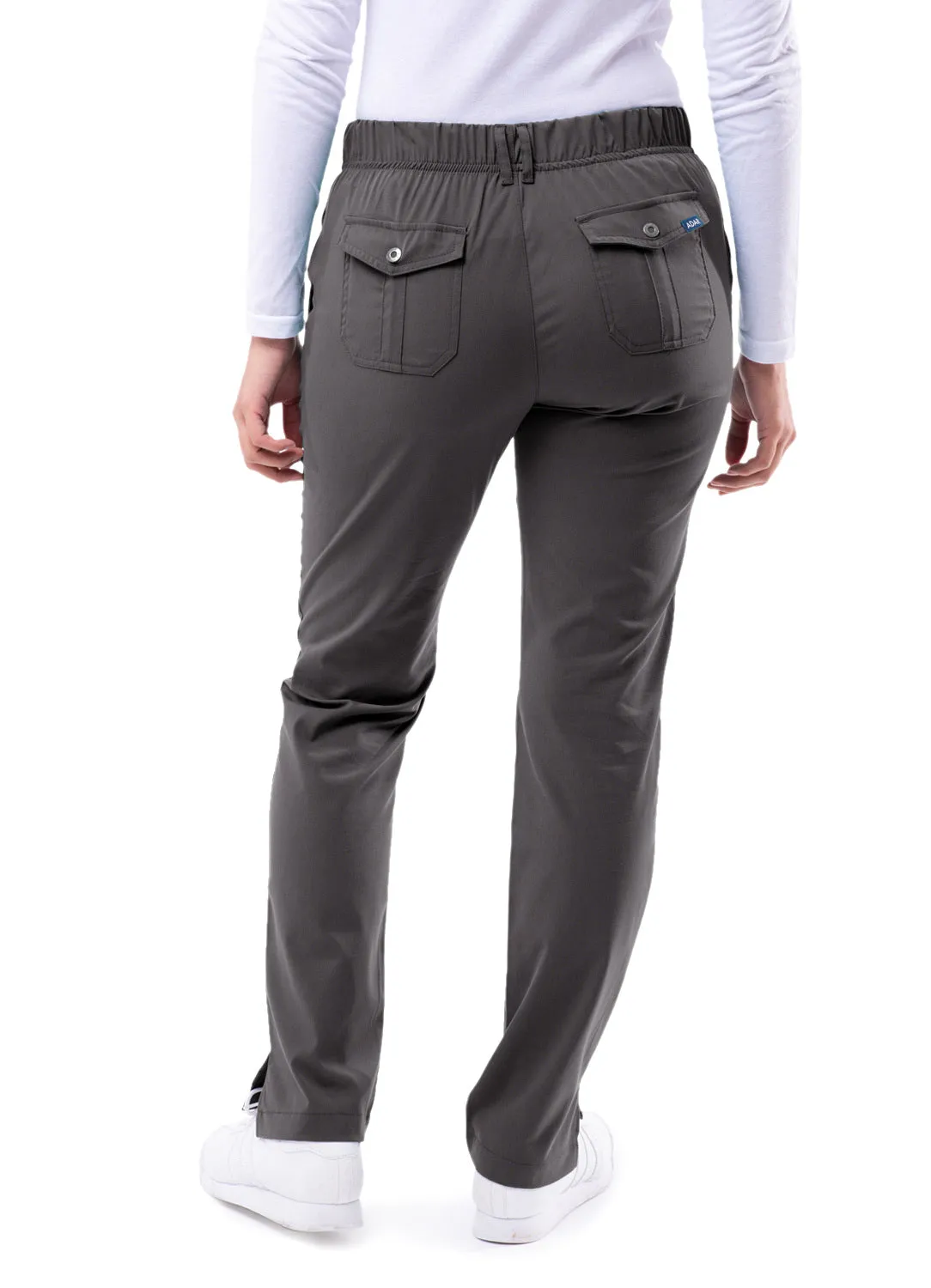 Adar Women's Slim Fit 6 Pocket Pant(Petite)