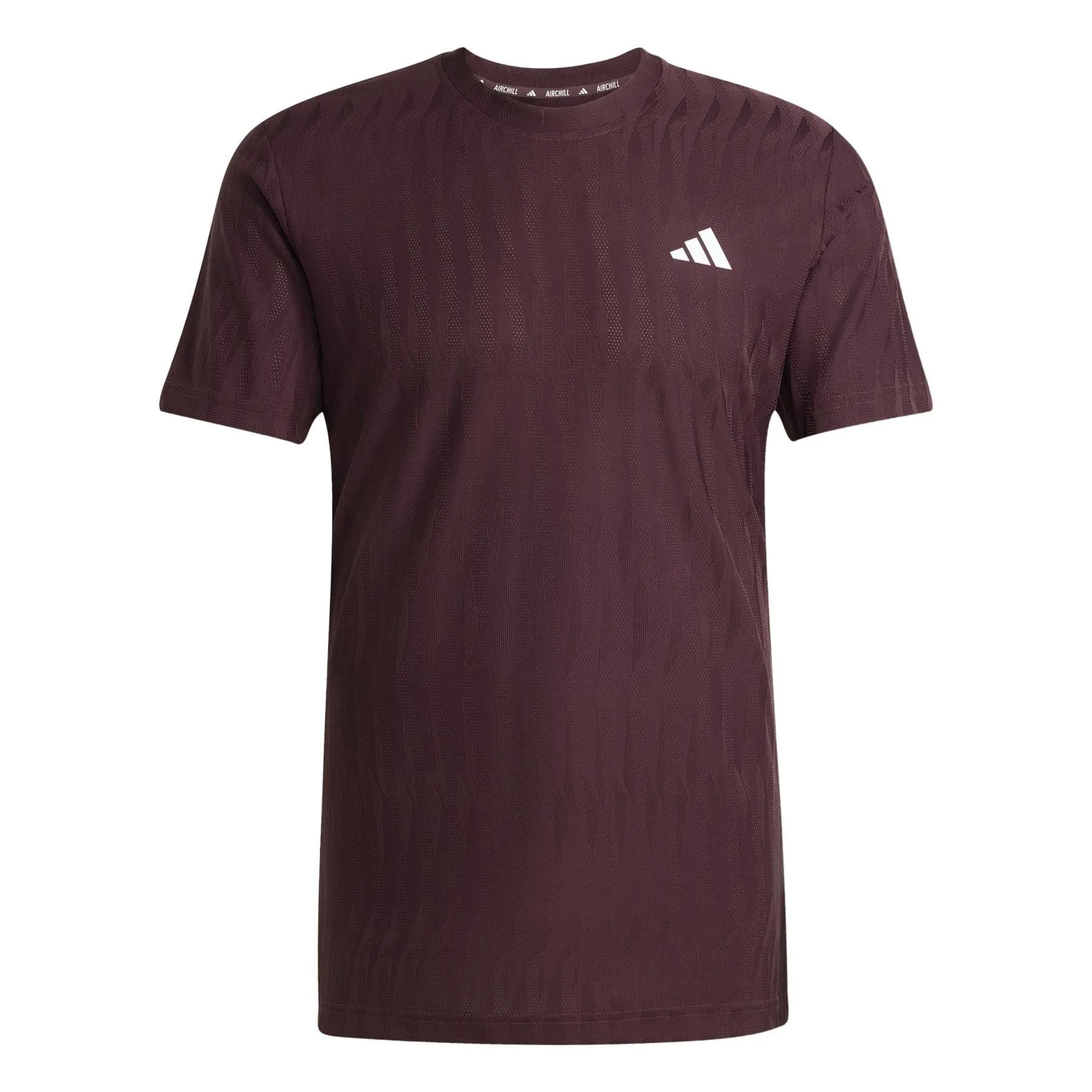 ADIDAS Mens Climacool  Freelift Badminton T-Shirt - Ruby