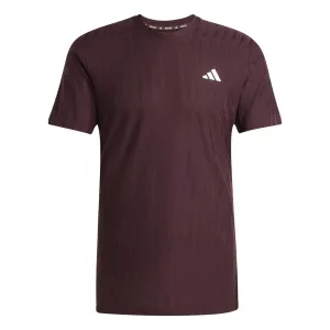ADIDAS Mens Climacool  Freelift Badminton T-Shirt - Ruby