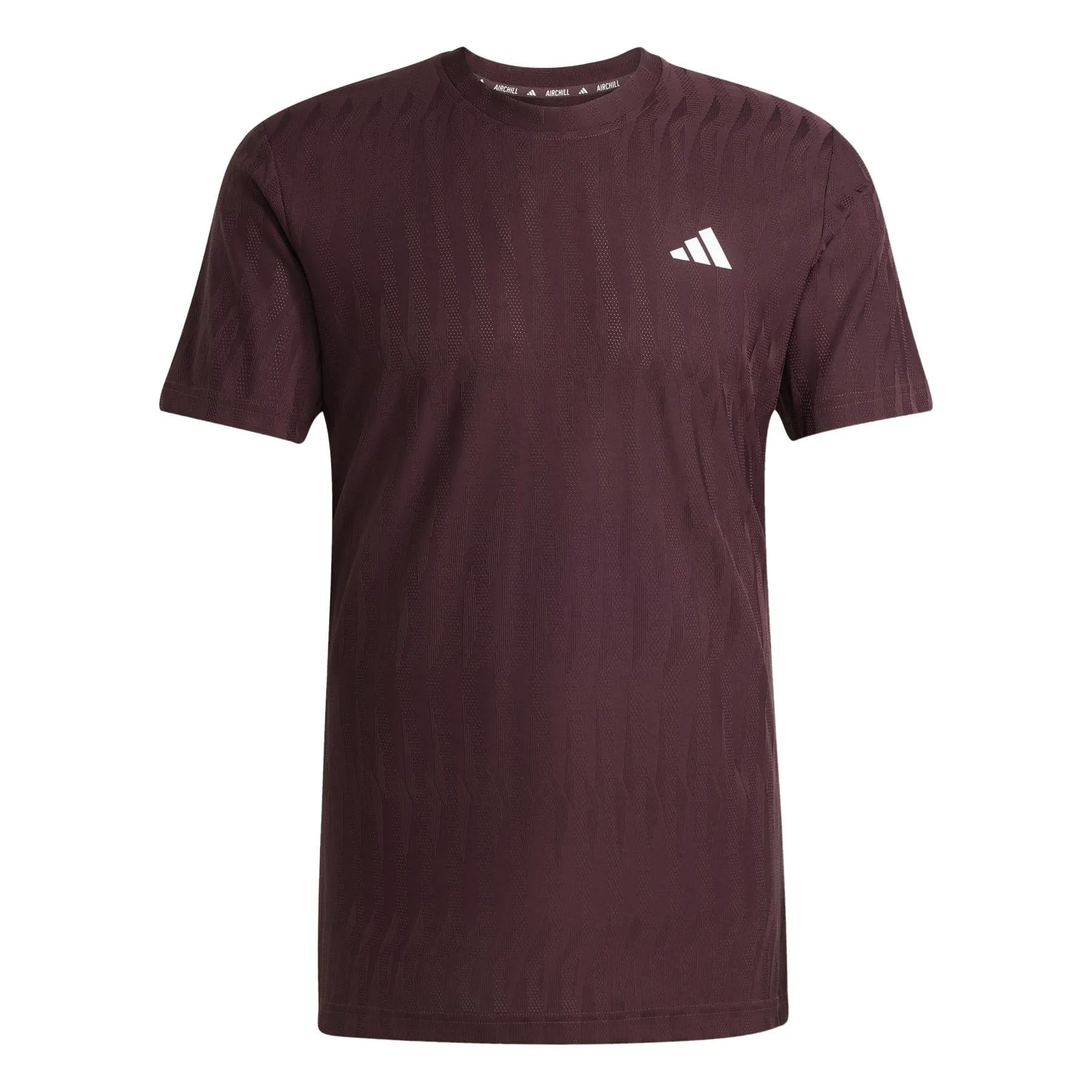 ADIDAS Mens Climacool  Freelift Badminton T-Shirt - Ruby
