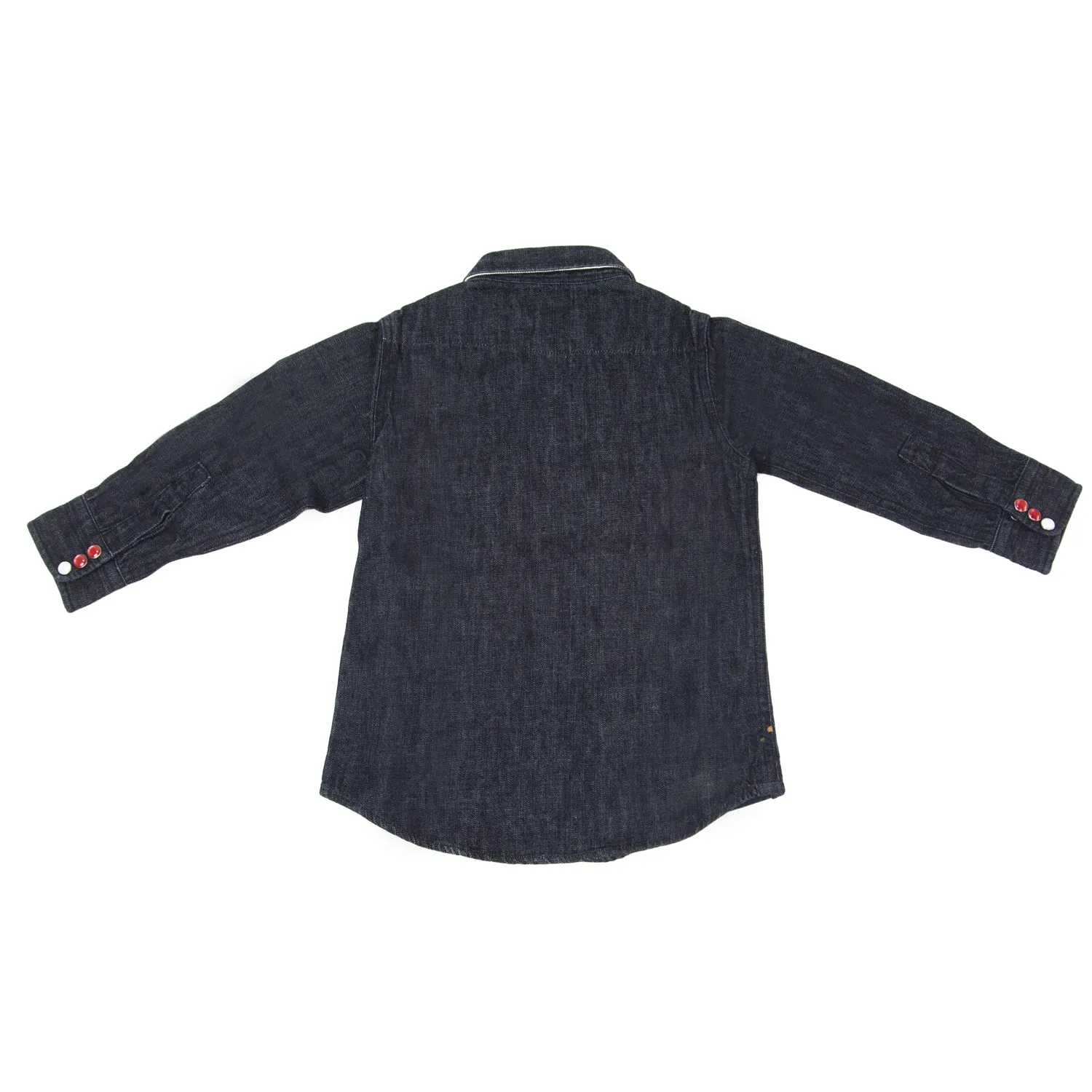Alex Mill Little Boys' Denim Western Shirt Sz 2 Indigo