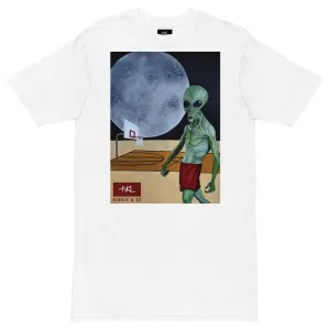 Alien Hoops T-Shirt | Cosmic Street Ballin'