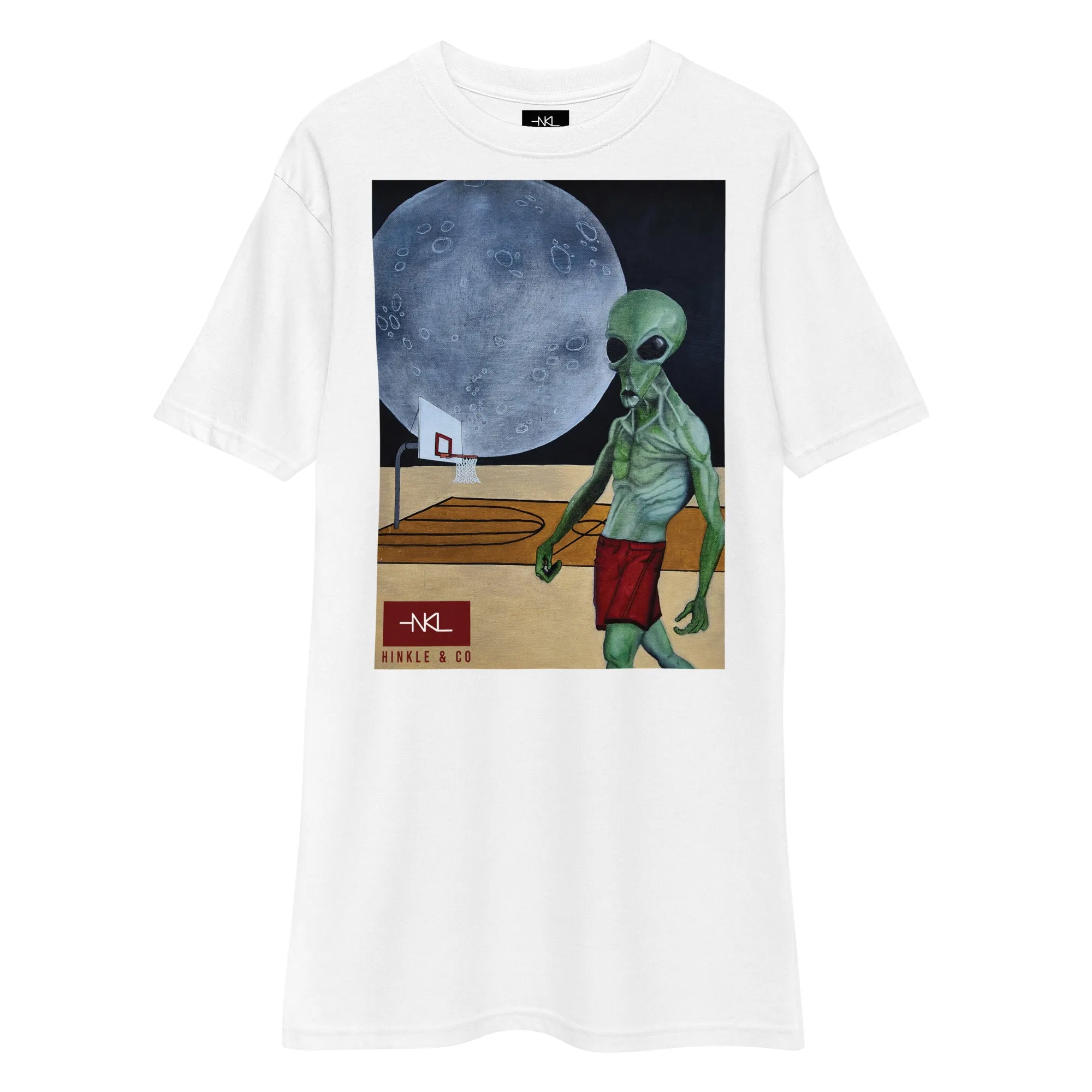 Alien Hoops T-Shirt | Cosmic Street Ballin'