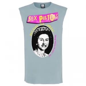 Amplified Mens God Save The Queen Sex Pistols Sleeveless Tank Top