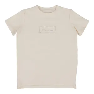 Analogie Boys Patch T-Shirt - Natural (Denim Tencel Collection)