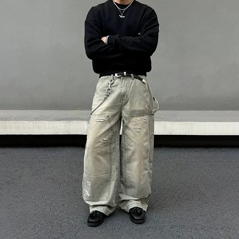 Baggy Wide-Leg Pants
