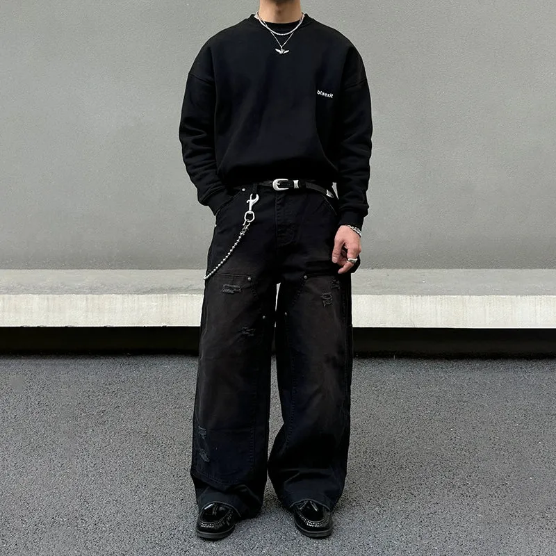 Baggy Wide-Leg Pants