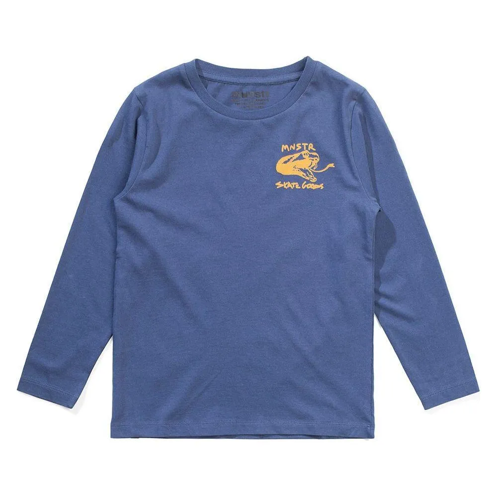 Band Of Snake Ls Tee - Dk Denim