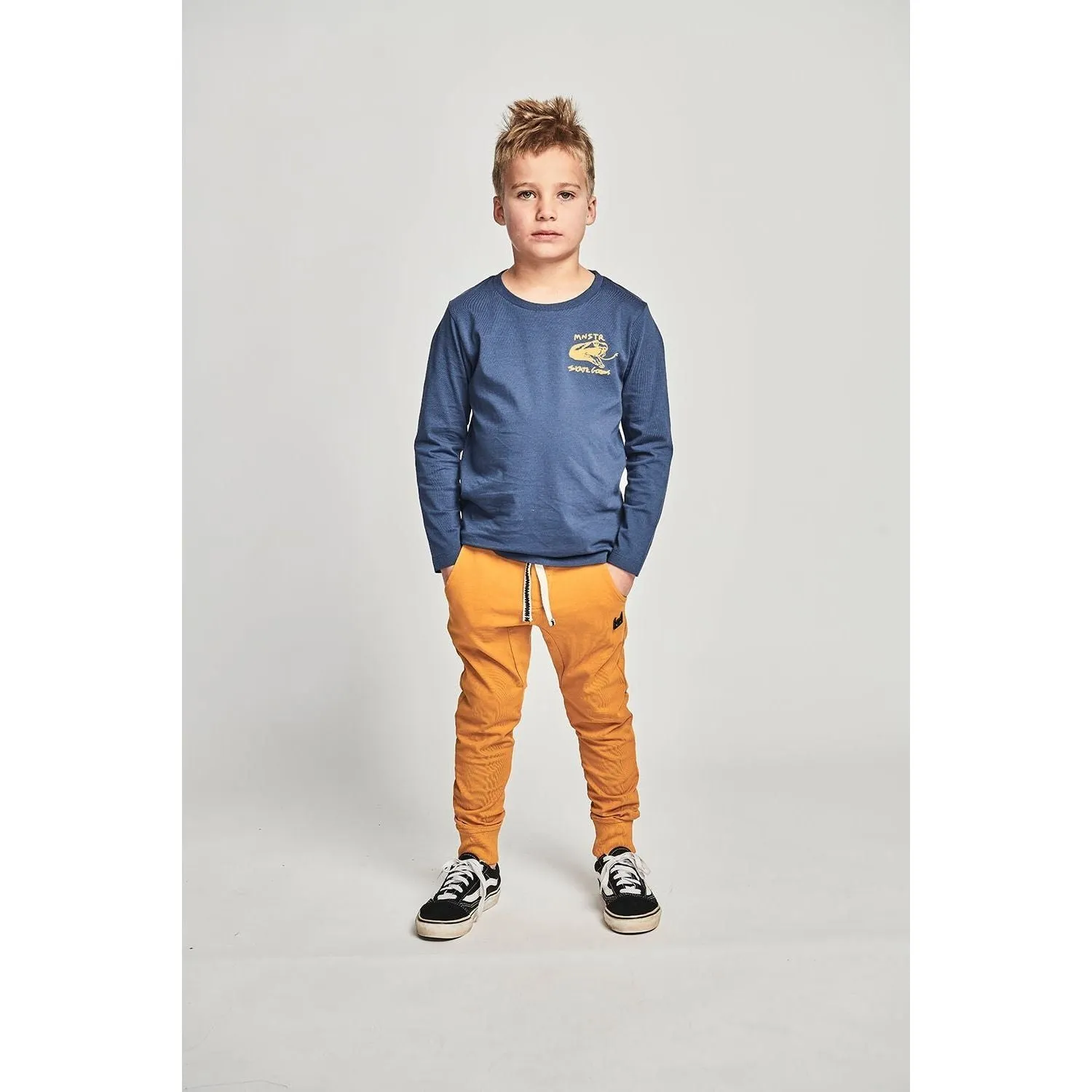 Band Of Snake Ls Tee - Dk Denim