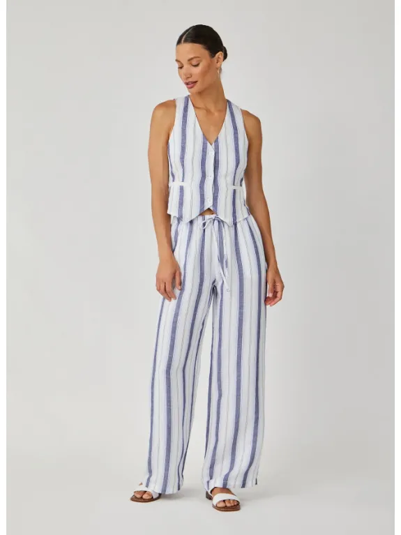 Bella Dahl Easy Wide Leg Pant in Coastal Ombre