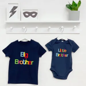 Big Bro Lil Bro / Big Sis Lil Sis Multicoloured Set