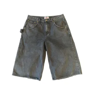 Big Groe Jean Shorts Acid Black
