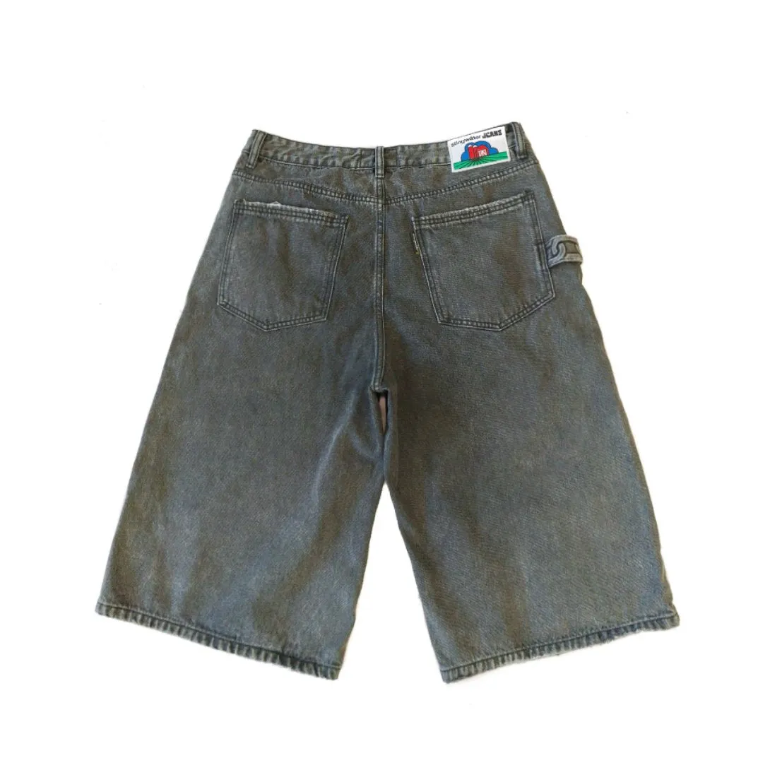Big Groe Jean Shorts Acid Black
