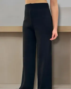 Black Wool Trouser
