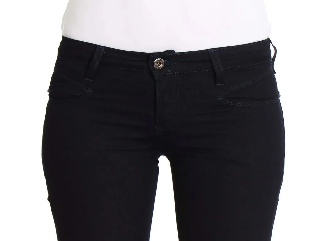 Blue Cotton Stretch Slim Fit Jeans
