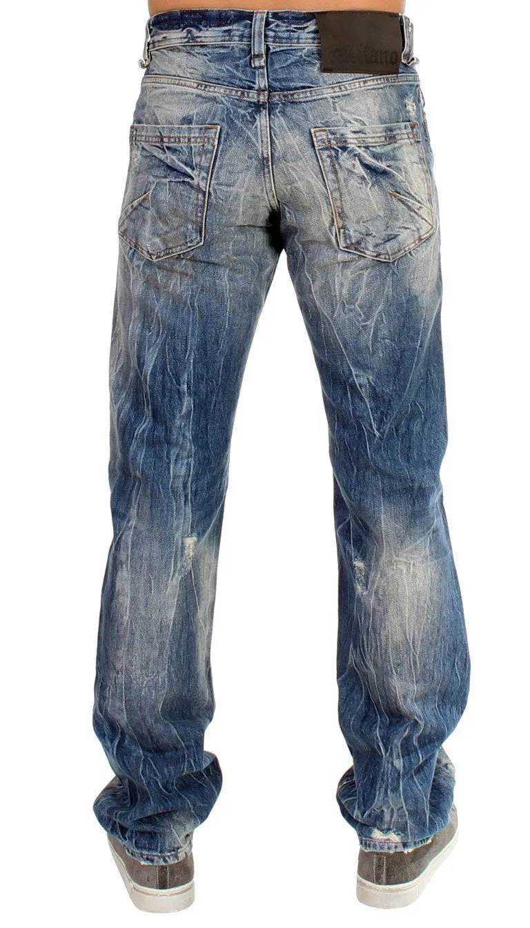 Blue washed cotton Jeans