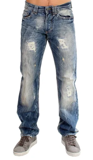 Blue washed cotton Jeans