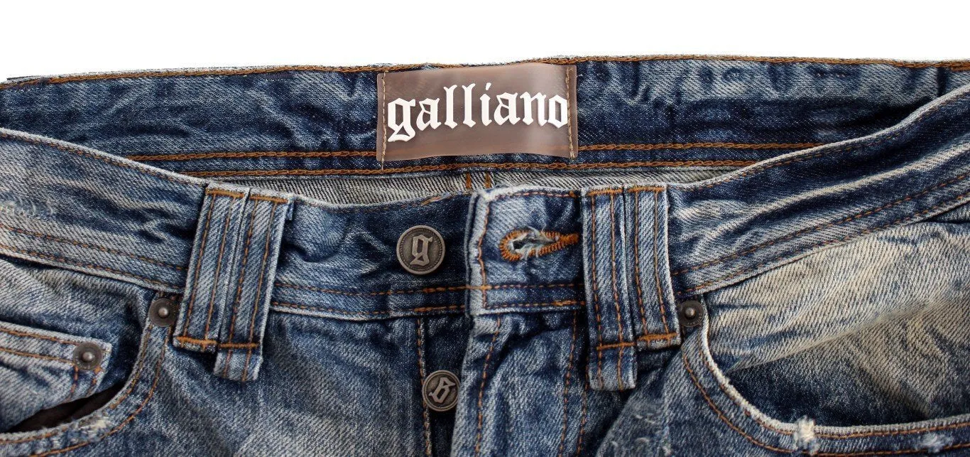 Blue washed cotton Jeans