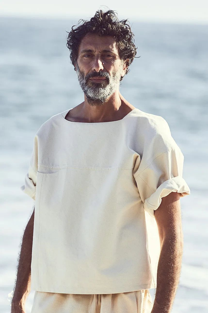 Boat Top in Natural Cotton Canvas