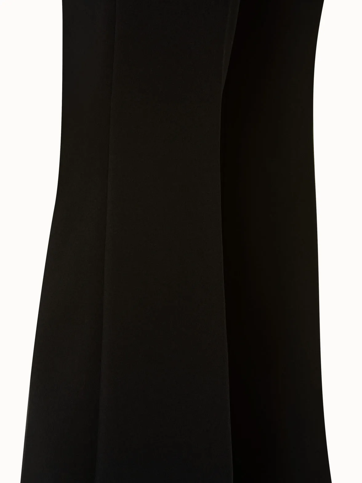 Bootcut Wool Double-Face Pants