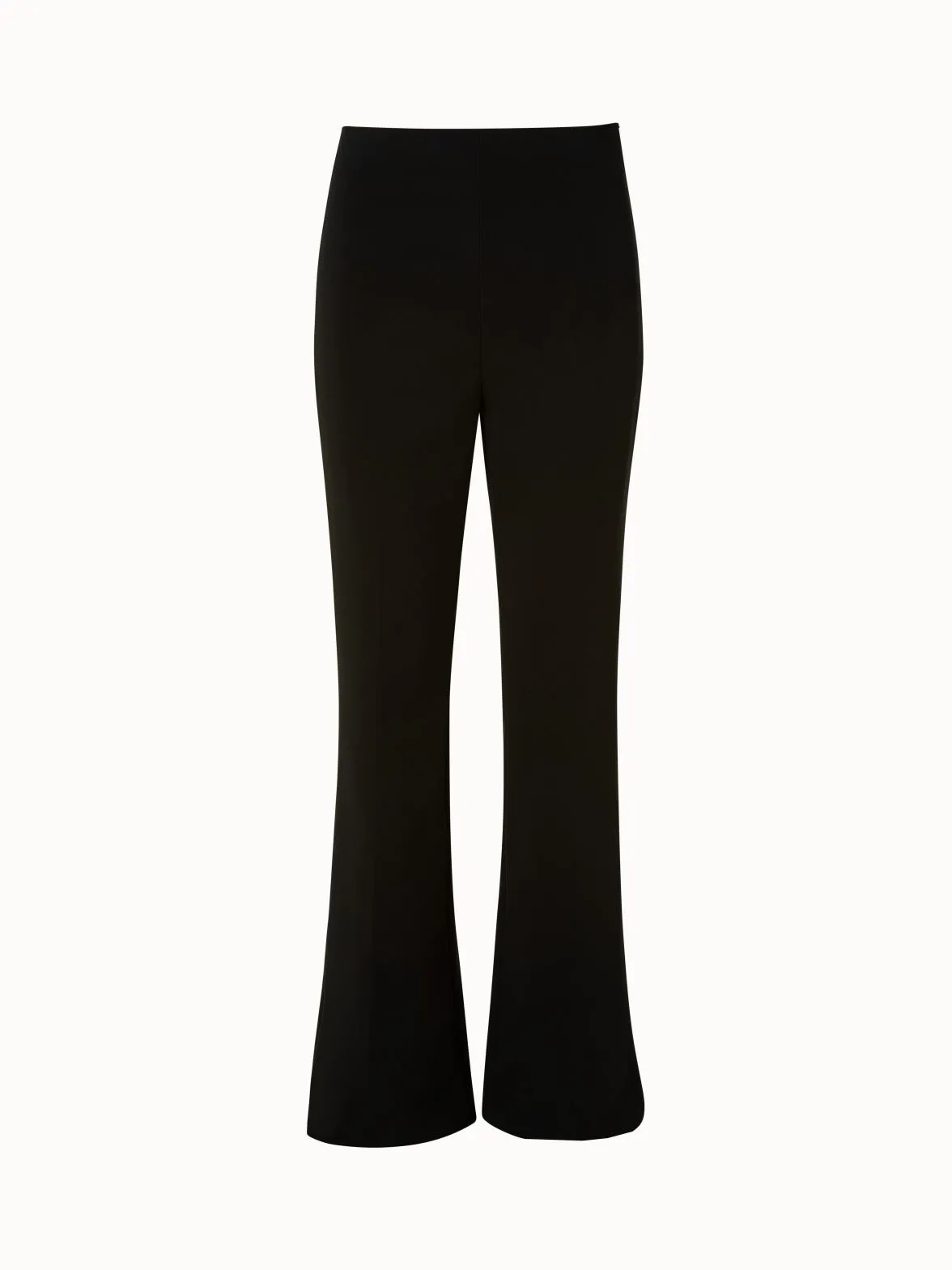 Bootcut Wool Double-Face Pants
