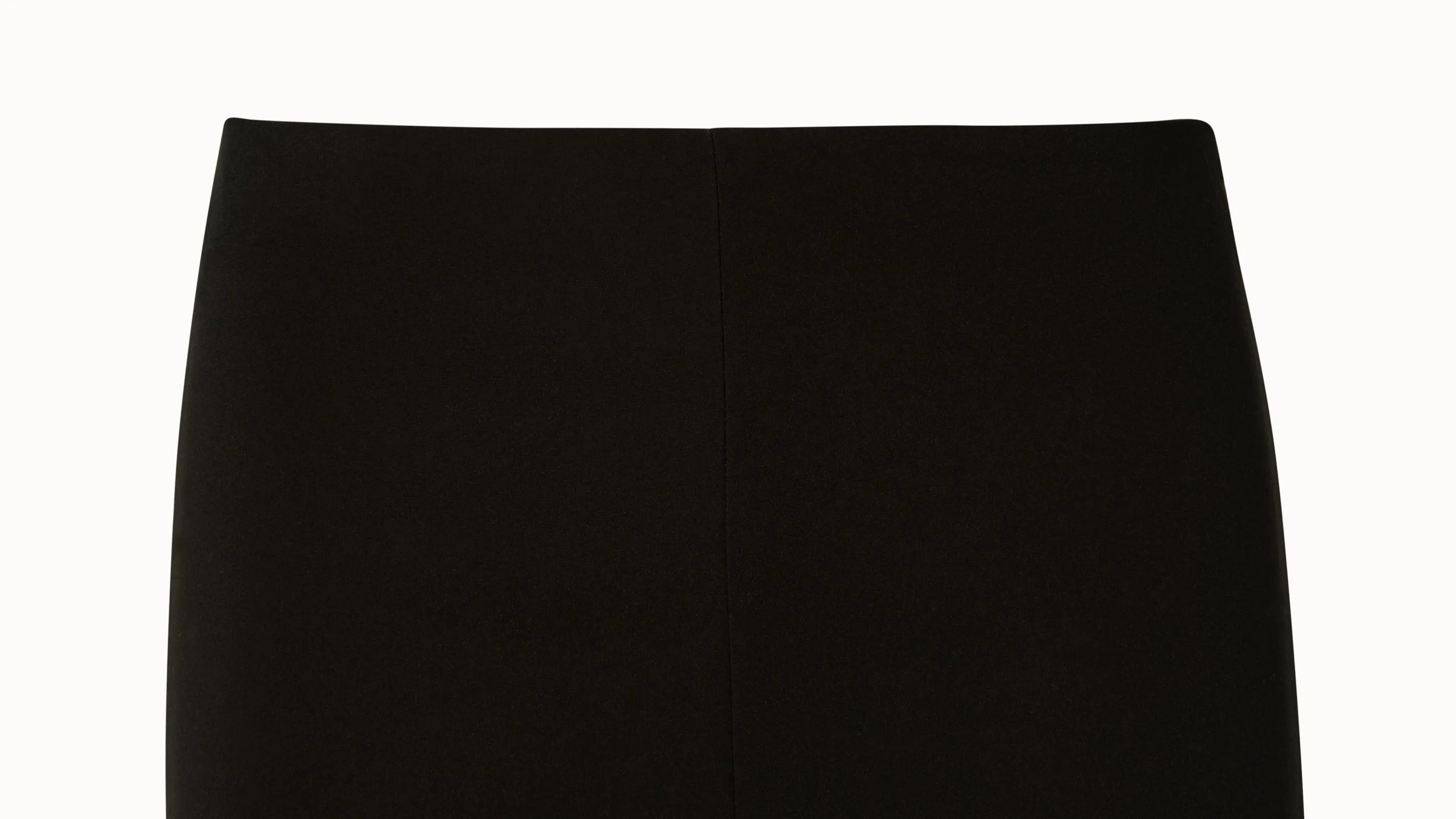 Bootcut Wool Double-Face Pants