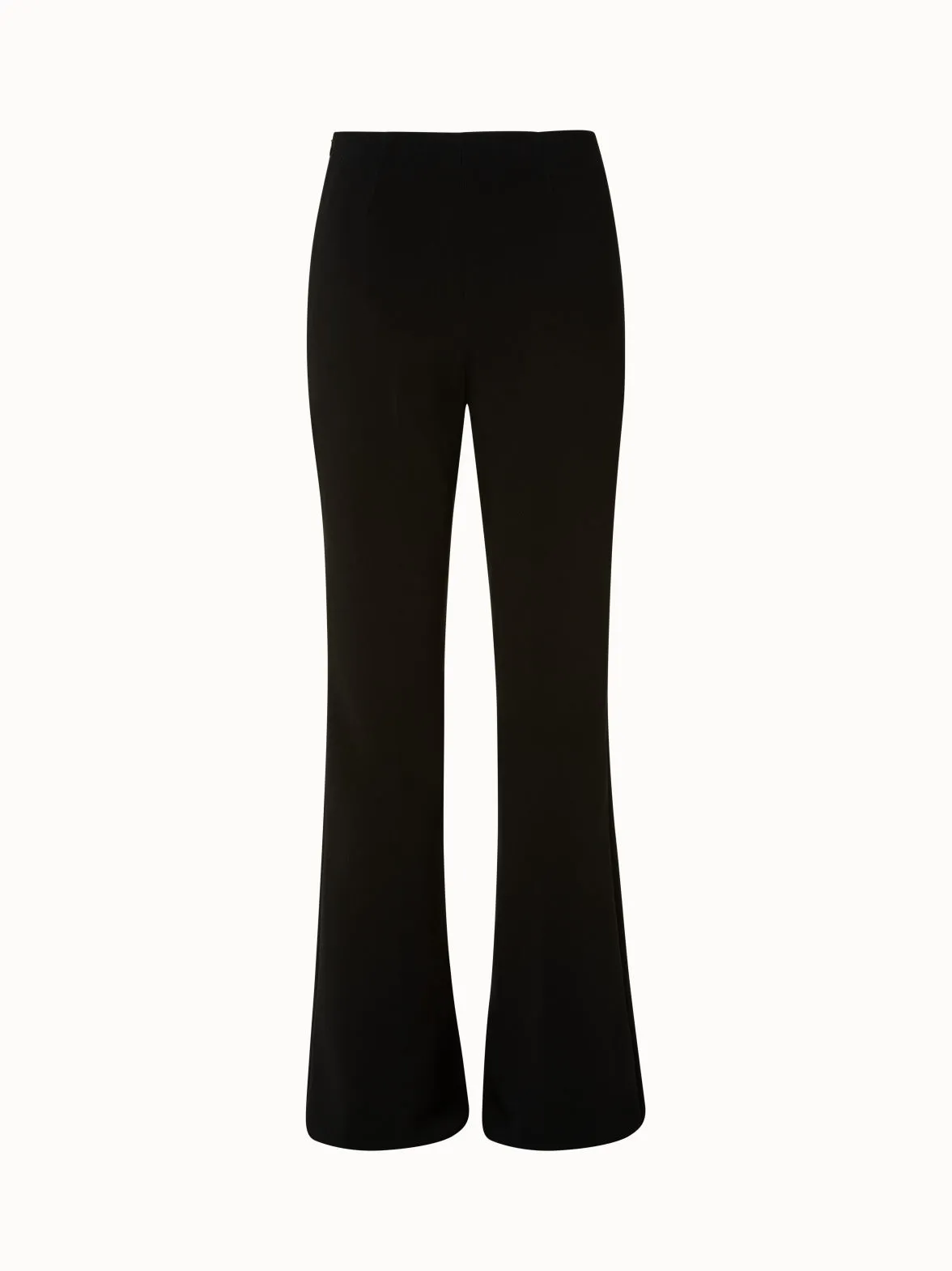 Bootcut Wool Double-Face Pants