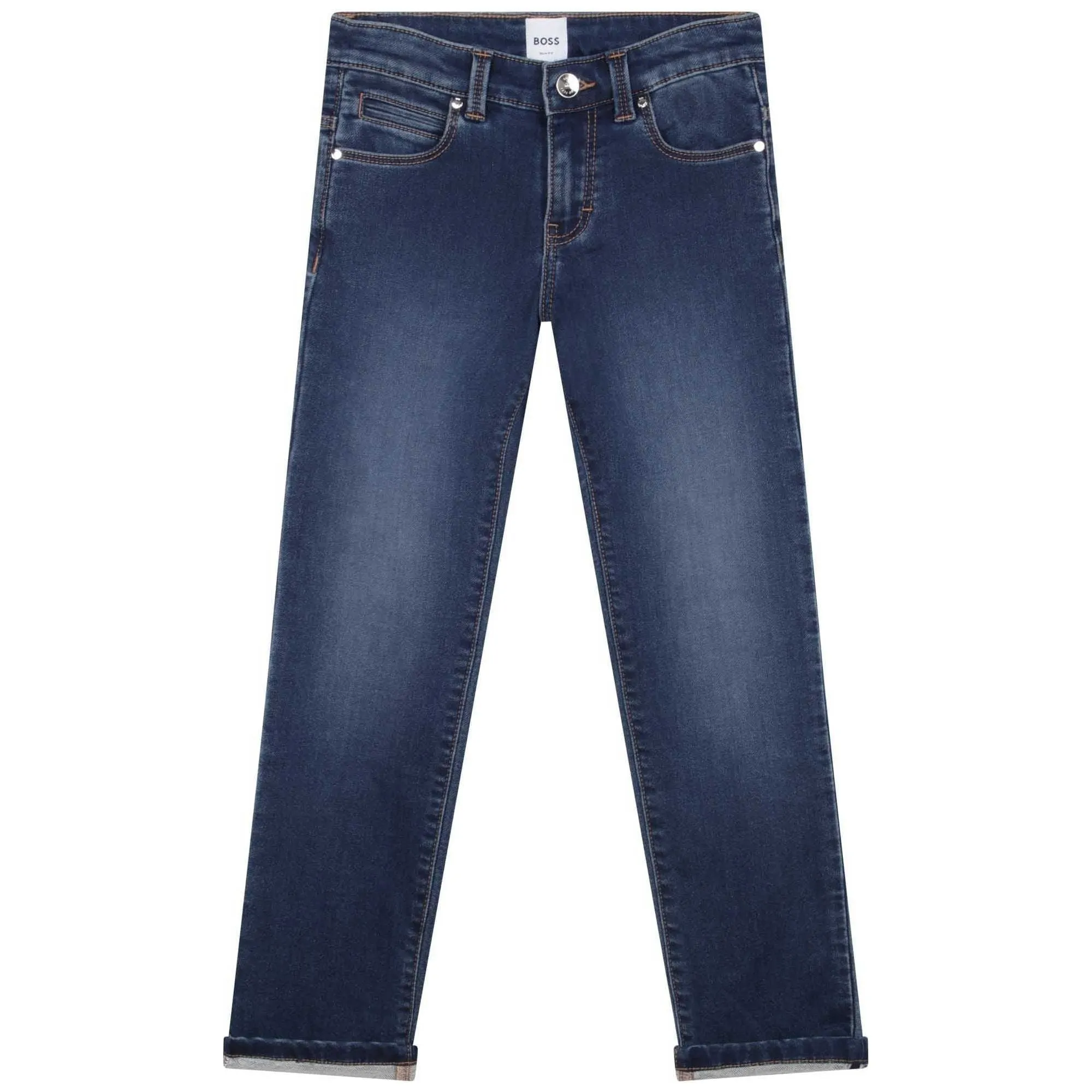 Boss Denim Trousers - Stone