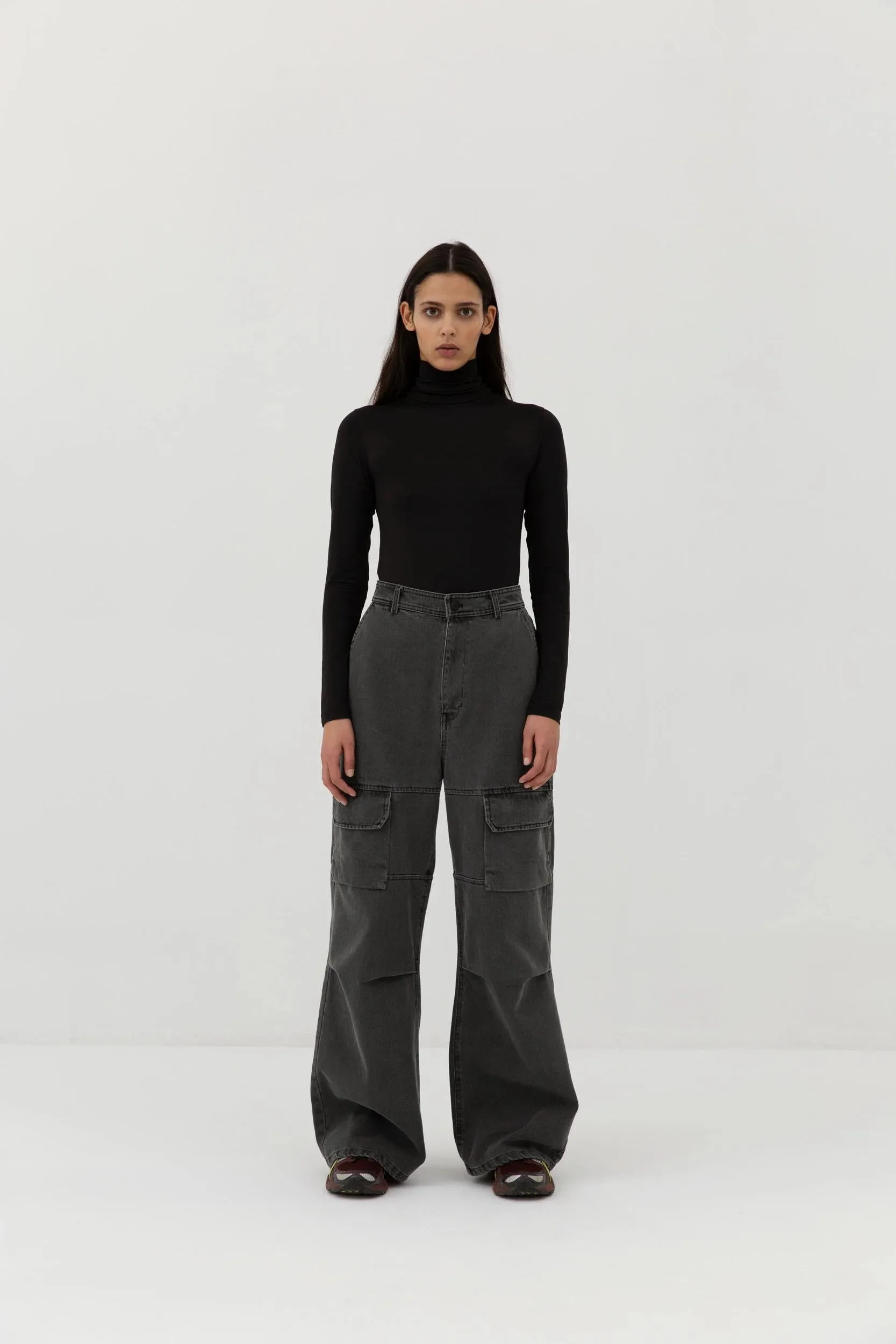 Box Jeans Washed Black