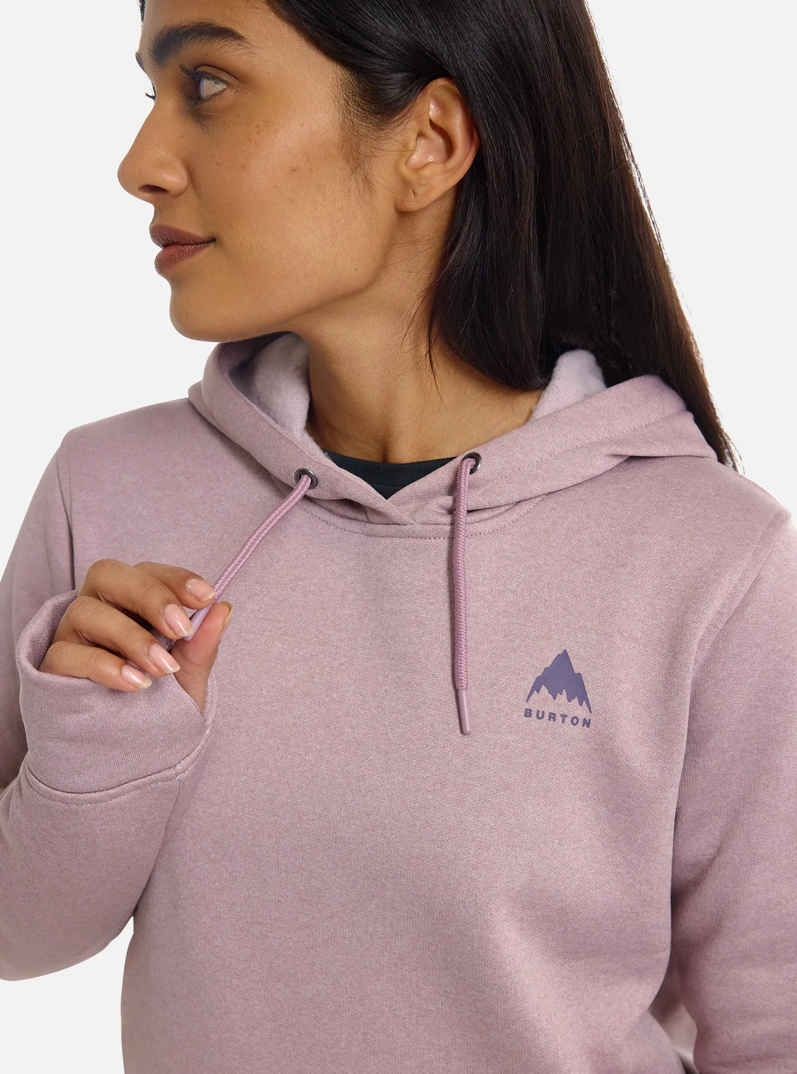 Burton Oak Pull Over Hoodie Womens Elderberry Heather