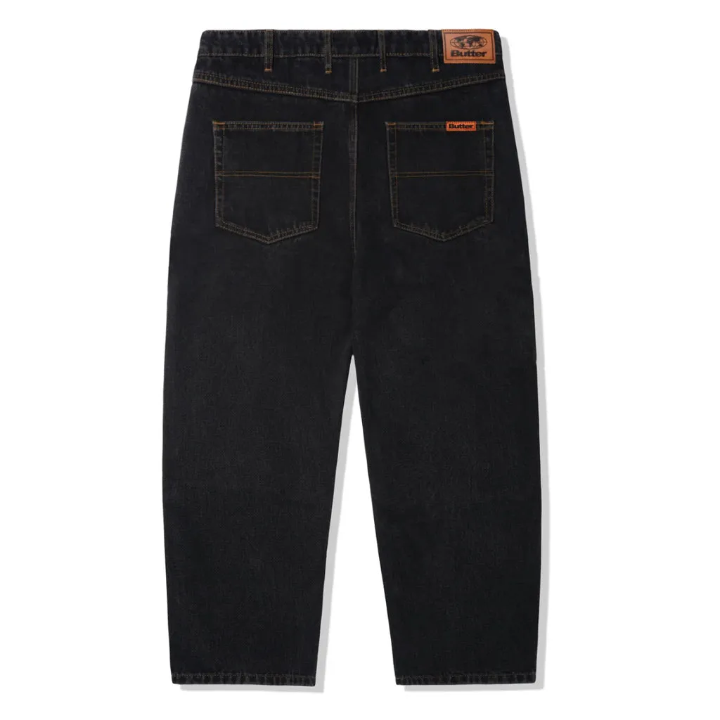 BUTTER GOODS BAGGY DENIM JEAN - WASHED BLACK