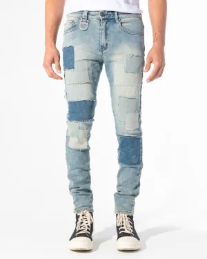 CALICO DENIM (PATCHWORK STONE WASH)