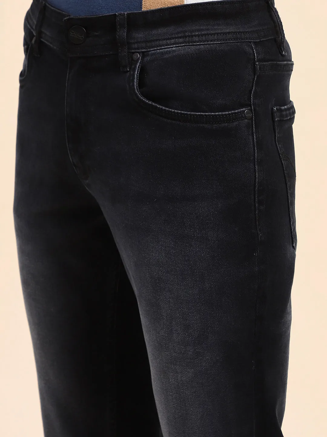 Camla Barcelona Washed Black Tapered Jeans