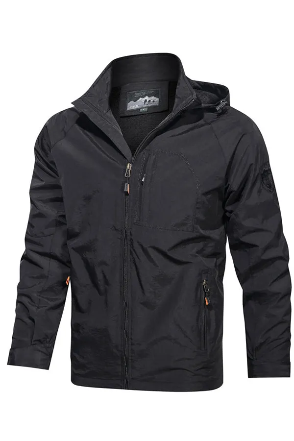 Casual hooded jacket