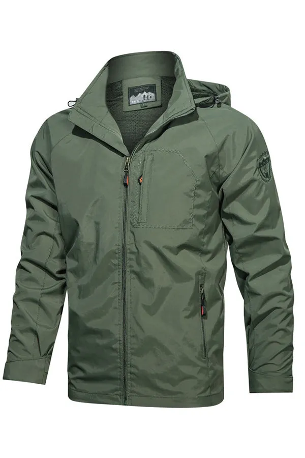 Casual hooded jacket