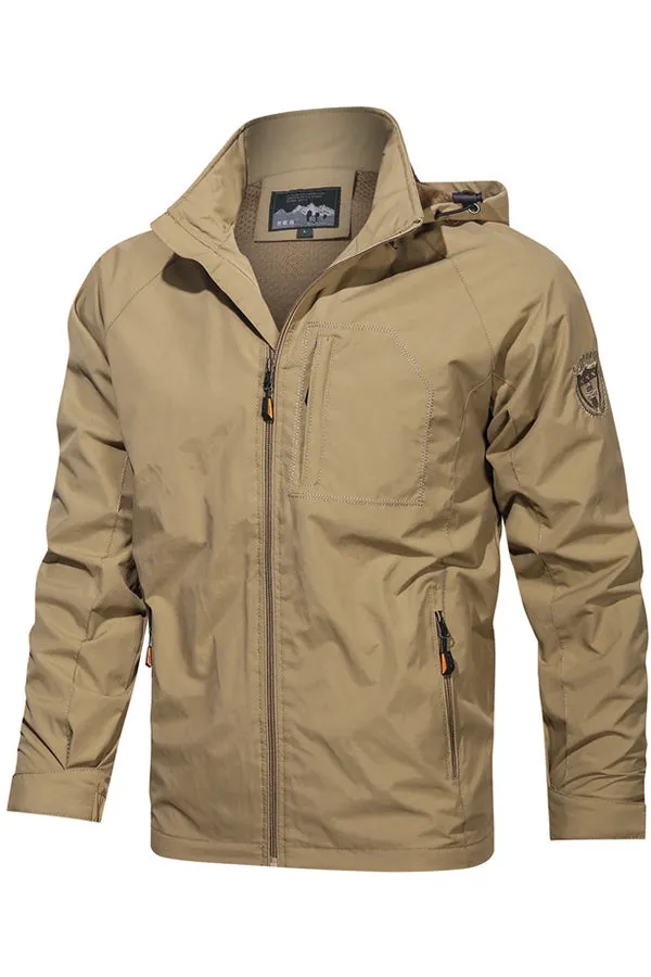 Casual hooded jacket