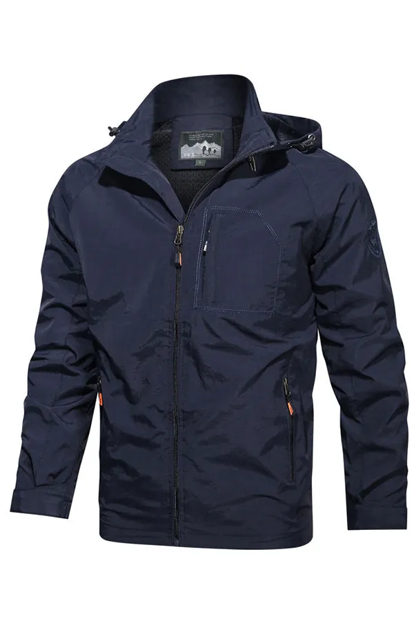 Casual hooded jacket