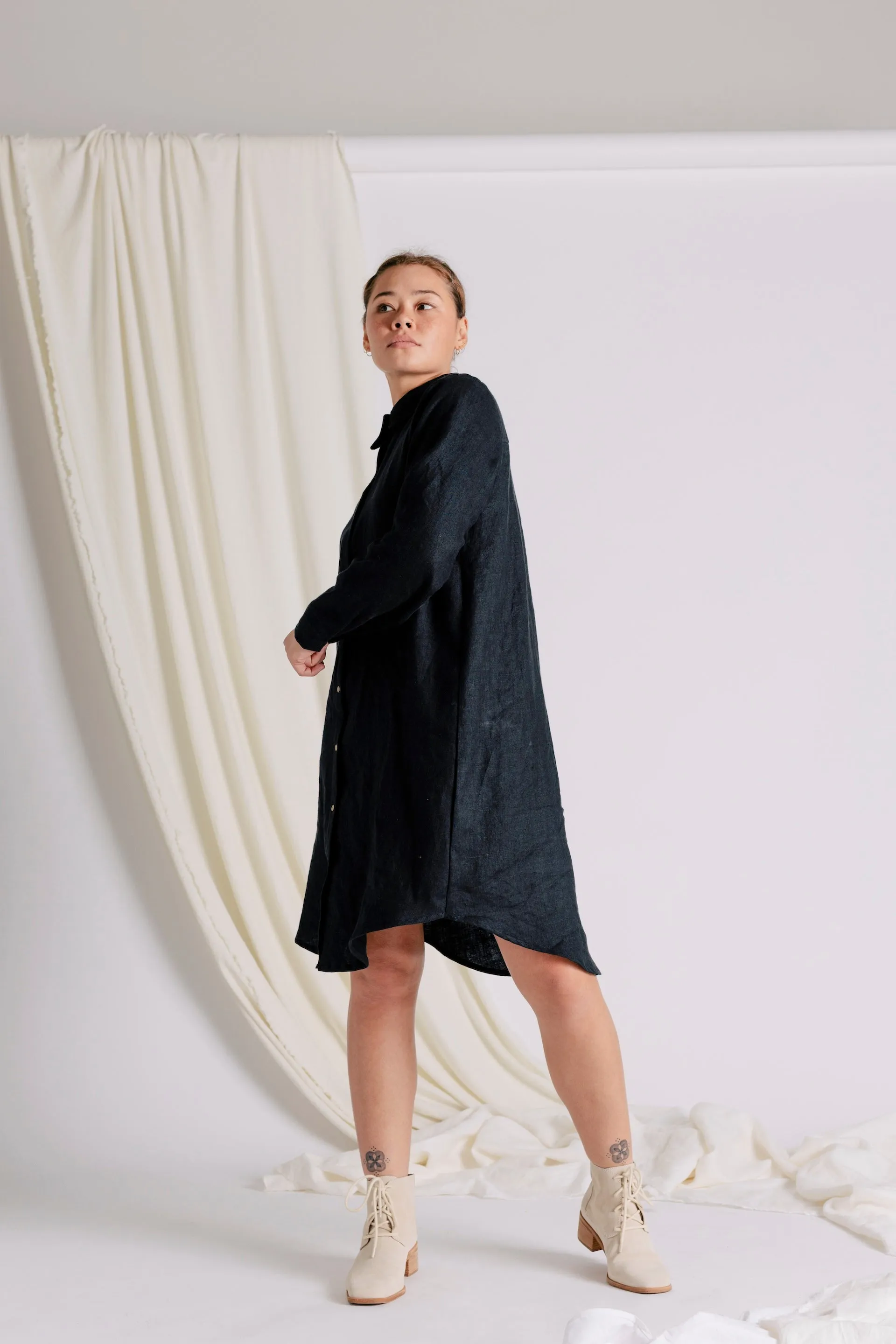 Celine Shirtdress - Linen