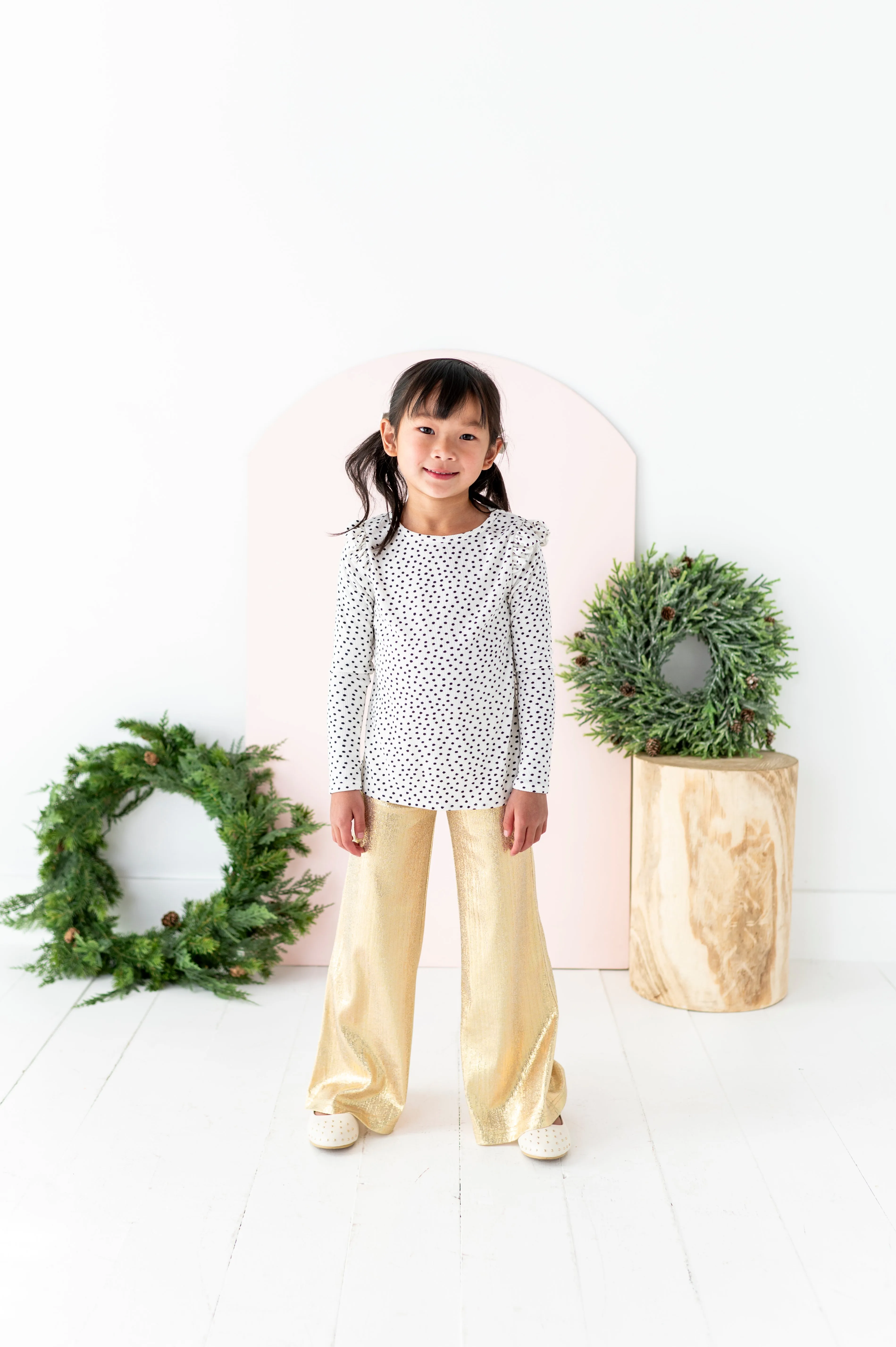 Champagne | Wide Leg Pants