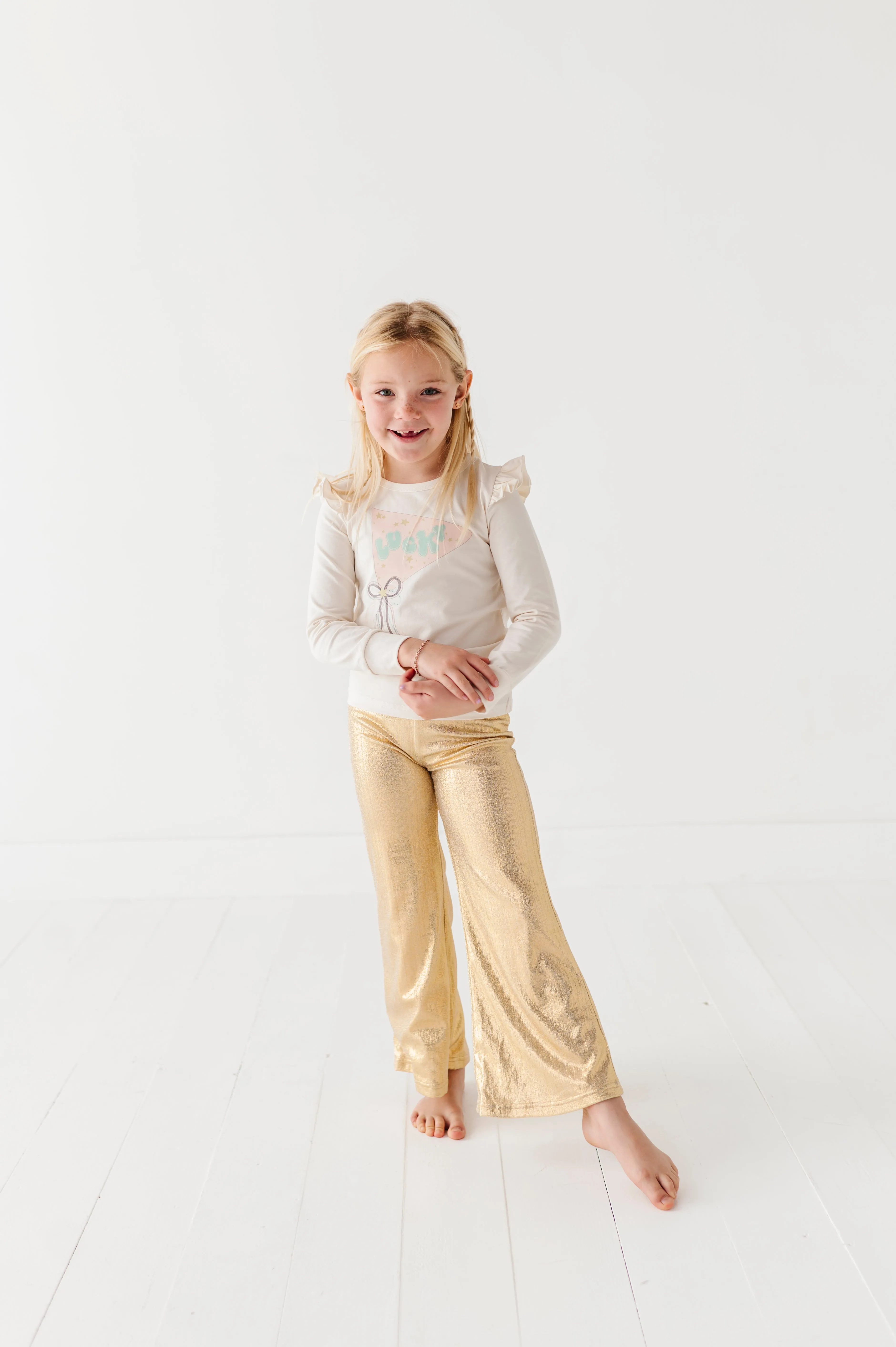 Champagne | Wide Leg Pants