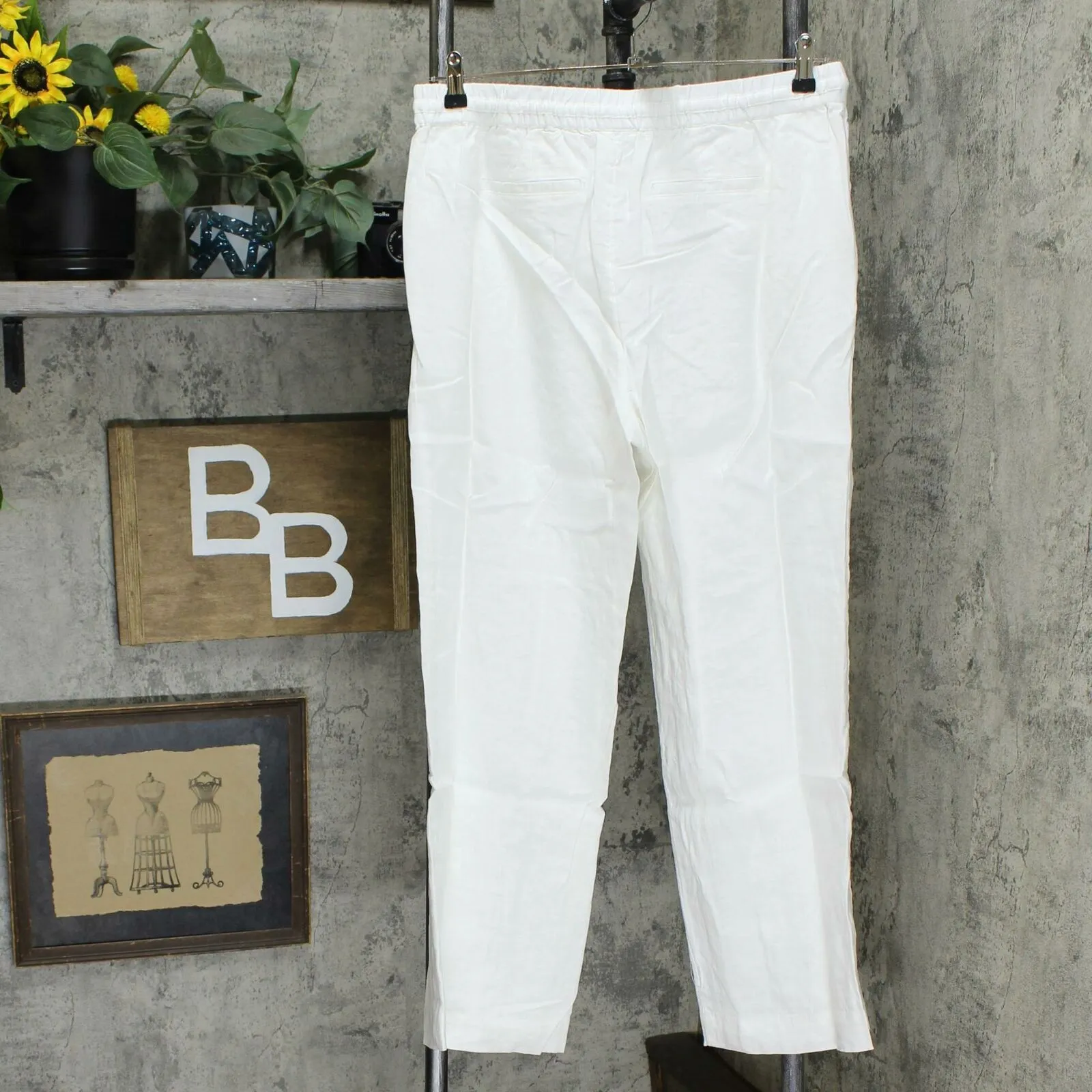 Charter Club Women's Linen Drawstring Waist Pants