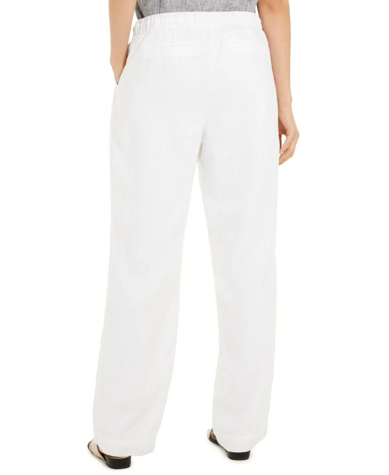 Charter Club Women's Linen Drawstring Waist Pants