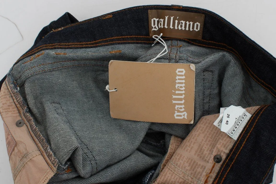 Dark Blue Slim Fit Cotton Stretch Denim Jeans