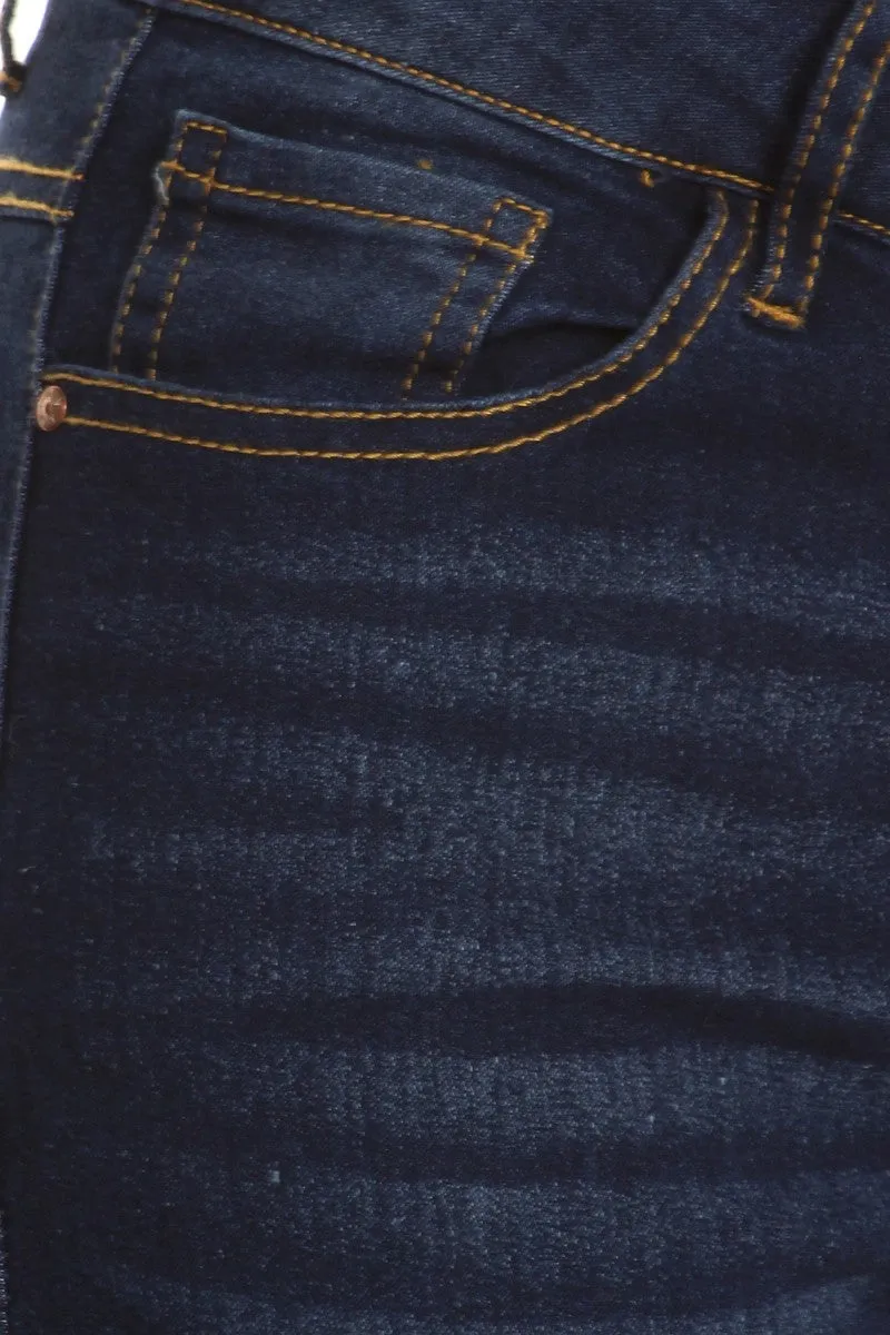 Dark Washed Denim Jeans