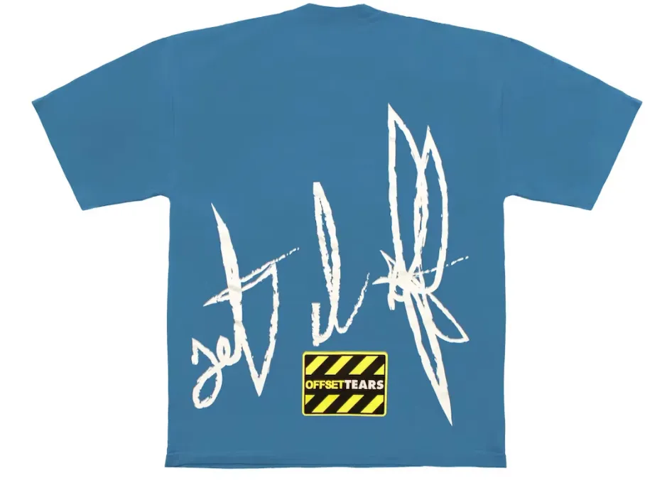 Denim Tears x Offset Set It Off #2 T-shirt (Blue)