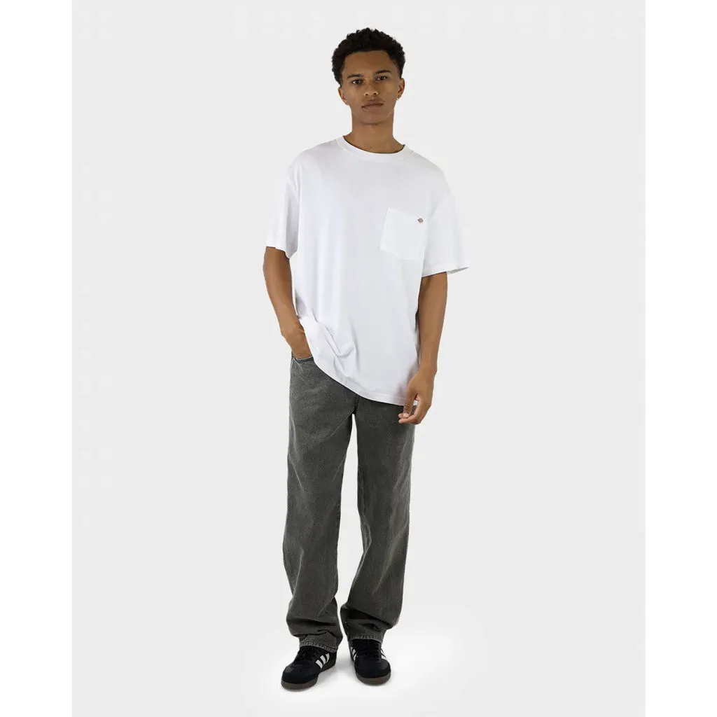 DICKIES 1939 AGED DENIM RELAXED FIT CARPENTER JEAN - STONE WASHED CHARCOAL