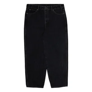 DICKIES 5 POCKET BAGGY WORK JEANS - WASHED BLACK
