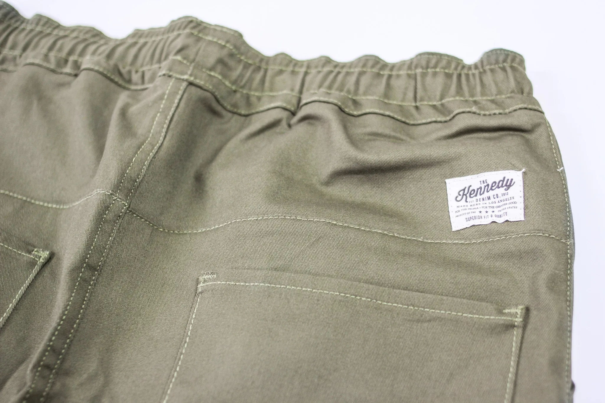 Dropcrop Pants Olive